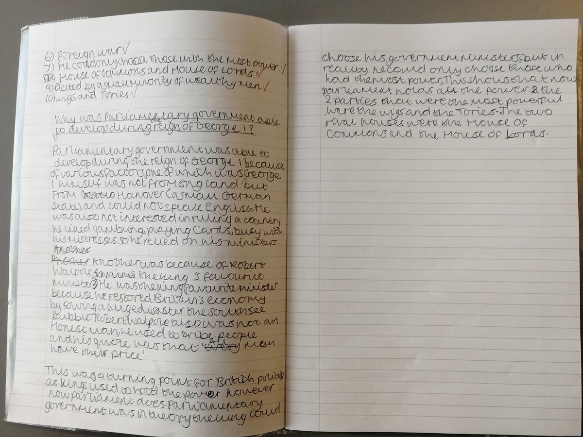 MissAust's tweet photo. Saturday reflections... Only at @MEACentral could you teach Parliamentary Government to Year 8 and not only achieve answers like this from Sabeer (8OT) π But also have pupils say how much they've enjoyed learning about it! ππΌ #relentlesslybothered #superscholars #knowledgerich https://t.co/fxUhpPtIVn