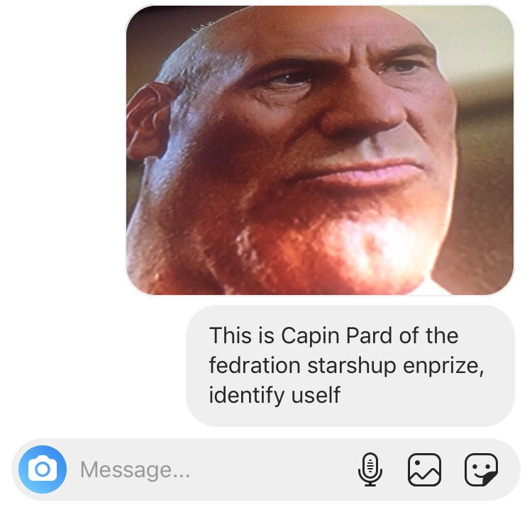 GC44338749's tweet photo. When you get spam messages and treat your mailbox seriously. #startrek #picard #spam https://t.co/zs3lWxneZG