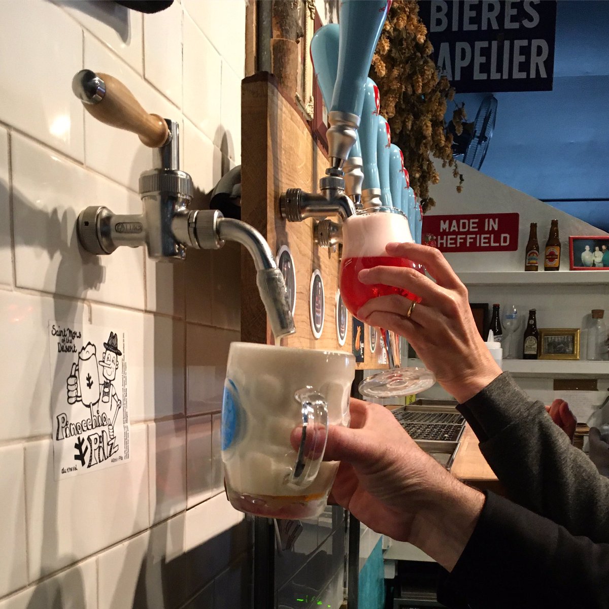 The final weekend of #SheffBeerWeek 🍻.
.
Saturday 14th March
From #mrcsheffield 5th Birthday Shakeout <a href="/hophideout/">Hop Hideout ®</a> to 
@beerofsmod Taproom opening. Plus <a href="/GarageBeerCo/">garage beer co.</a> at the <a href="/deaddonkeybar/">deaddonkeybar</a> 🍺With <a href="/cloudwaterbrew/">Cloudwater Brew Co</a> Tap Takeover at <a href="/rutlandarms/">Rutland Arms</a> Arms 🍺 1/2