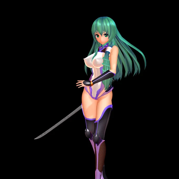#剣を構えるとフォローやRTが来るらしい版権対魔忍 