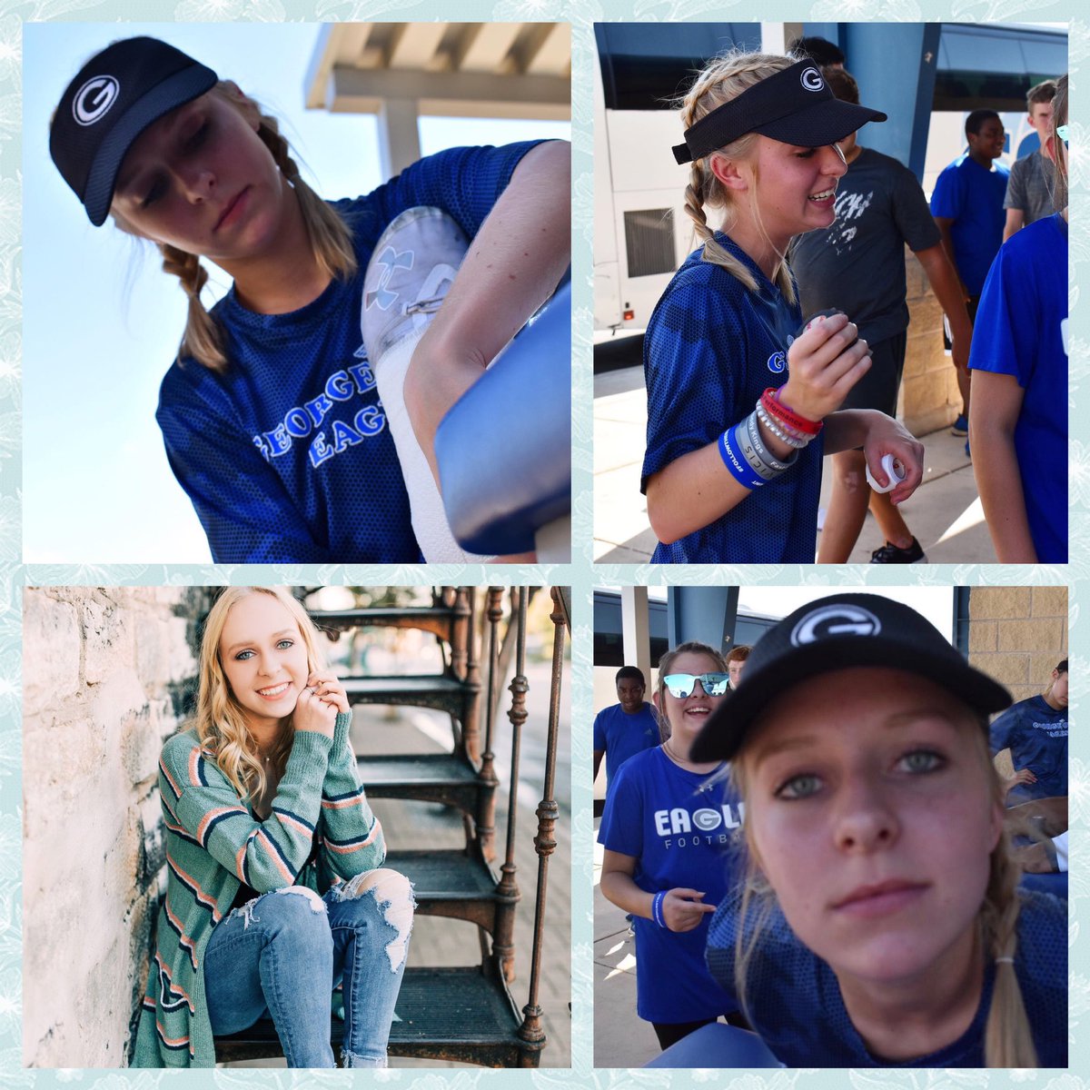 GHSTrainers's tweet photo. Student athletic trainer spotlight today is senior Amber! She’s been in the program for three years and is working with @EFND_Baseball this season! Thank you @amberbillinglsy !!! #NATM2020 #ATfamily @GeorgetownHS @vierra4 @brinleyd25 https://t.co/KC9O4pMdwD