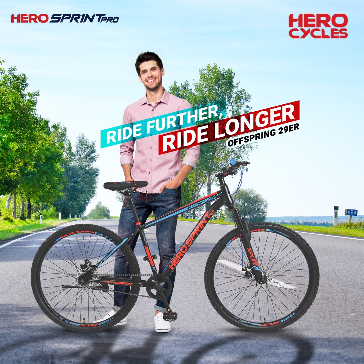 Hero_Cycles's tweet photo. Checkout the sturdy yet value for money range of Single Speed Mountain Bicycles at a Hero Sprint Store nearby - https://t.co/OnFjbmpb7Y #MTB #HeroSprintStore https://t.co/1gyElZMqHp