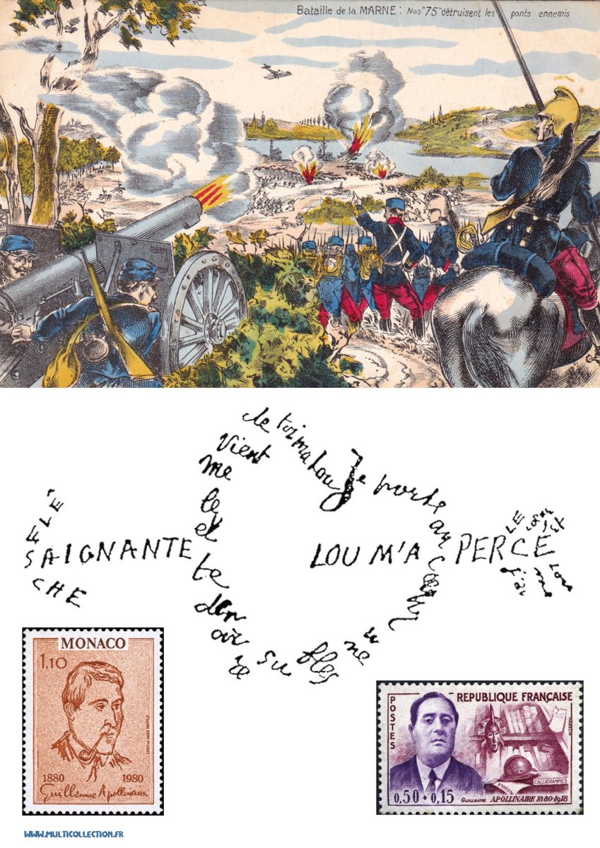 djclone92's tweet image. #Jour6 du #PrintempsdesPoètes : "La guerre, l'amour" de Guillaume #Apollinaire Poète de génie, conteur et créateur hors pair.
#GuillaumeApollinaire #Poème #Poésie #courage  #Culture  #philatélie #philately #timbres #stamps