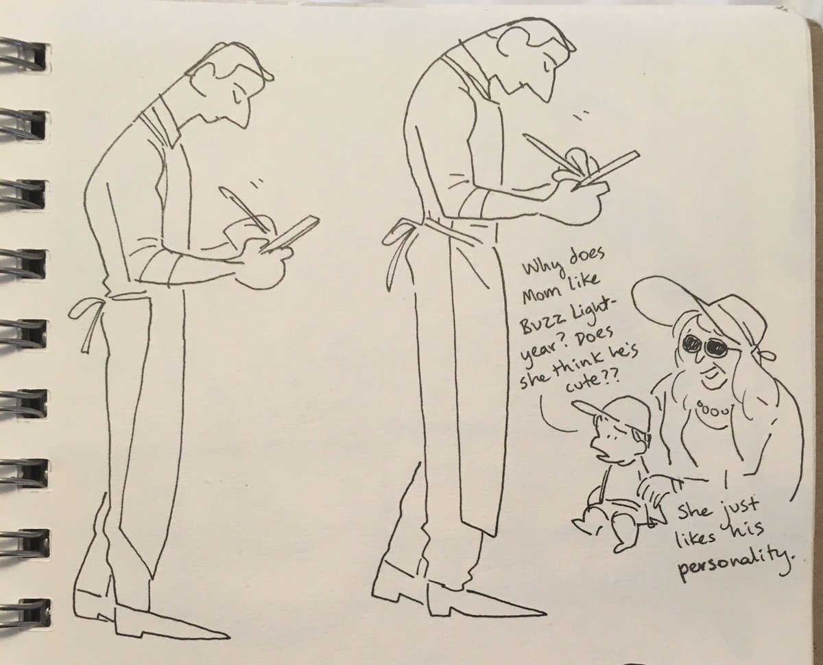 Disneyland &amp; The Grove, 2 of my favorite places to people watch and draw: 