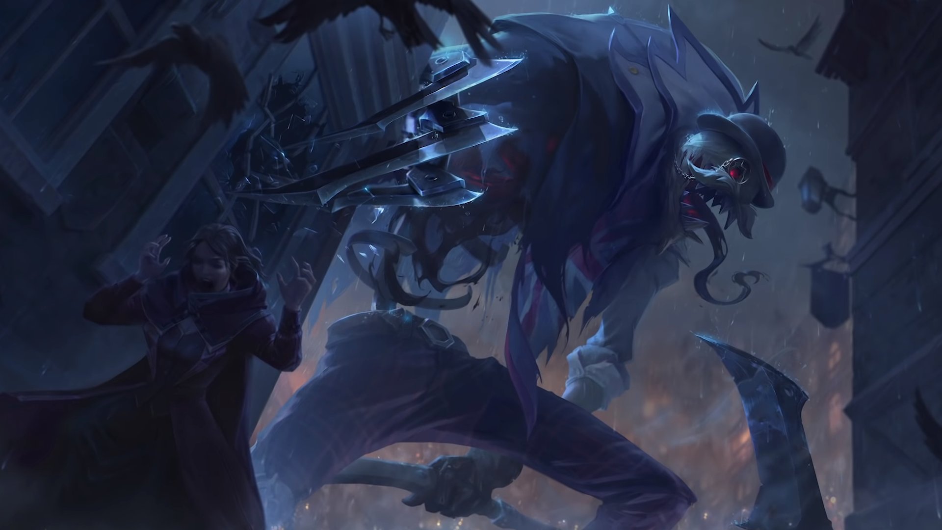 Here's each of Fiddlesticks splash arts as shown in the champion theme...
