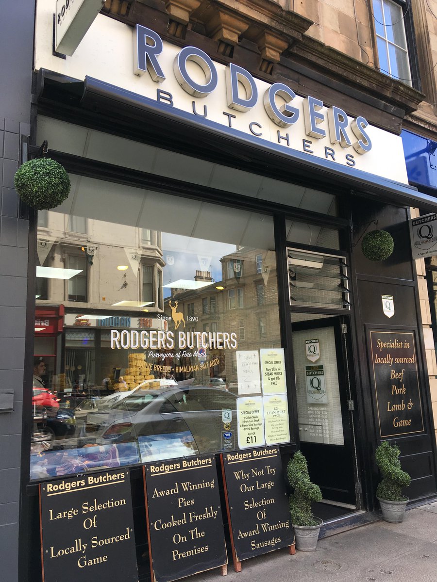 Visit Rodgers Butchers at 180 Byres Road for quality produce and outstanding service.

📸 <a href="/rodgersbutchers/">Rodgers Butchers</a>
 
#VisitWestEnd #Glasgow #ByresRd #GlasgowWestEnd #Scotland #ScotSpirit #NextStopGlasgow #PeopleMakeGlasgow #VisitGlasgow