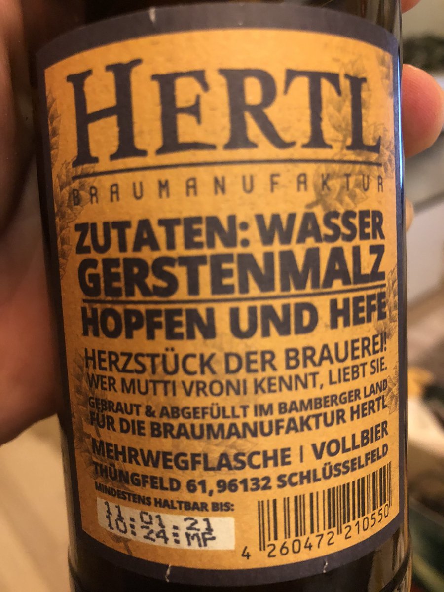 gummibierchen's tweet photo. #MuttisSonnenschein der @BraumanufakturH, ein #Helles #Schrankaufbaubier, was #helleFreude bereitet und selbst sehr solide, malzig und leicht süßlich ist 🍺 #BraumanufakturHertl #Germanbeer #deutschesBier #bierbierfalt #bierzeit #Schrankaufbaubier #biergenuss #bierinderHand #bier https://t.co/xSU1BLs2DL