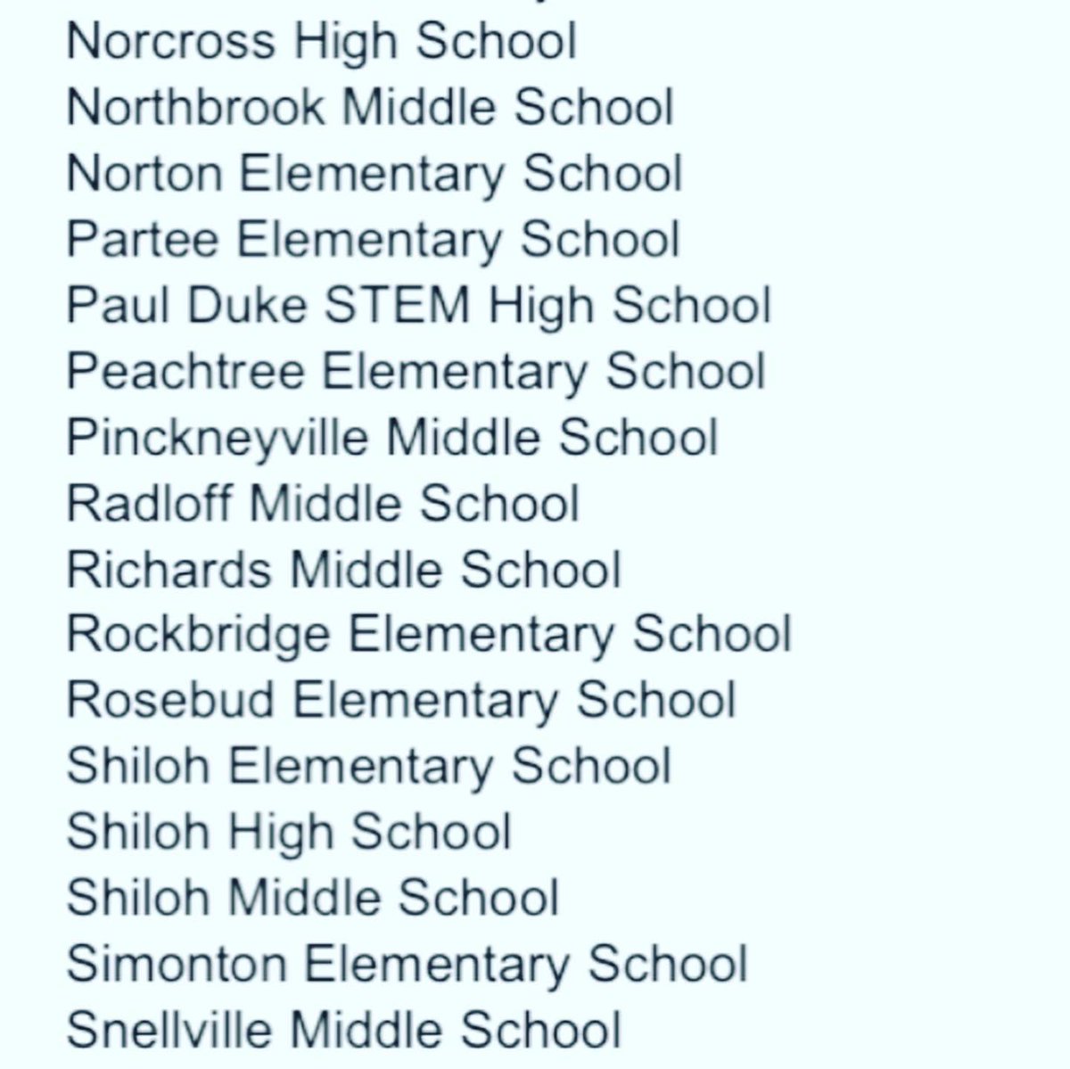 _c5georgia's tweet photo. Food for @GwinnettSchools next week. Please RT! #gwinnett #gwinnettcounty https://t.co/myurw6OICY