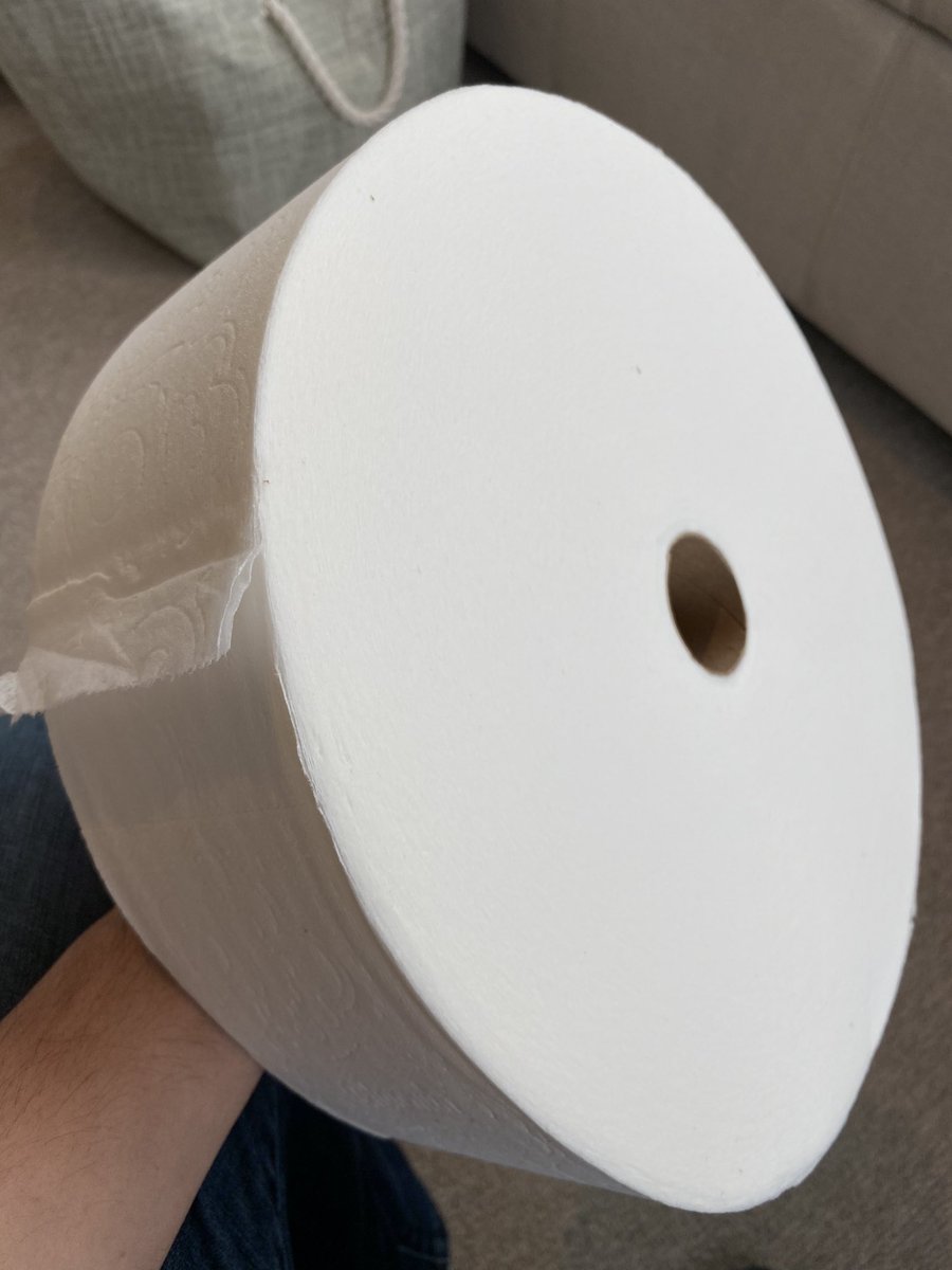 Good thing toilet paper hoarders don’t know about the forever roll which has a subscription