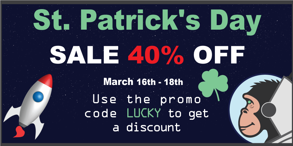 spacexchimp's tweet photo. Get 40% discount on our St. Patrick's Day ☘️ Offer! Use code "lucky" at https://t.co/KQA0M7OrOr
Just 3 days of March 16th-18th #spacexchimp #offer #sale #st_patricks_day_sale #patricks_day_sale #patricks_day #patrick_day #wp #wp_plugin #wp_theme #wordpress
#patricks_day_discount https://t.co/bHHSLMN8s1