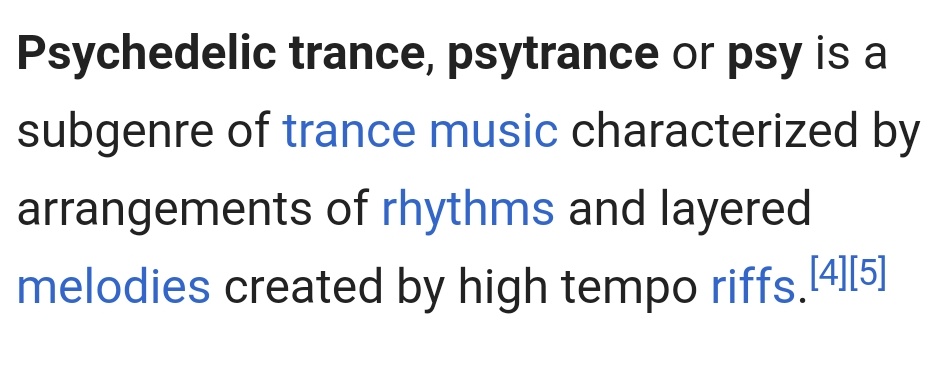 2.6 부작용↬ genre:└ psychedelic trance