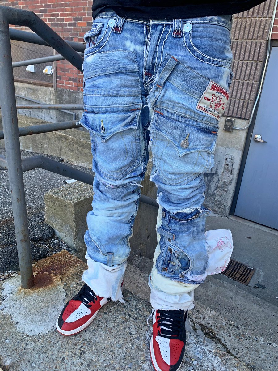 Custom stack True religions jeans 