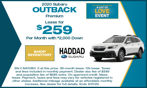 Get into a 2020 Outback Premium for ONLY $259 a month! Do not miss out on this! Stop in now! We have the perfect Outback waiting for you! #SubaruOutback2020 #SubaruLovers 
ow.ly/DIfE50yKqg7