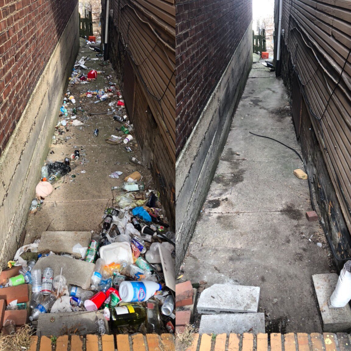 ScottPresler's tweet photo. Before & after.
Our motto is: Stop talking, start doing.
#PittsburghCleanup https://t.co/3AGpOlEUkJ