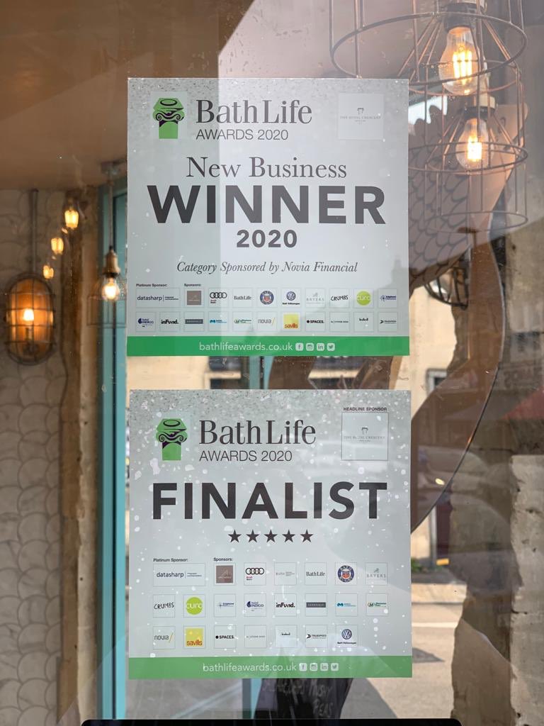 oystershellbath's tweet photo. Our @BathLifeAwards winner’s sticker has arrived! 🙌

If you’re thinking about fish n chips tonight, now is a great time to take advantage of our ‘Click and Collect’ service, available via the website and here🐟🍟🏅→ https://t.co/KVgvTCjvxk
#awardwinning #fishnchips https://t.co/472tLeC97e