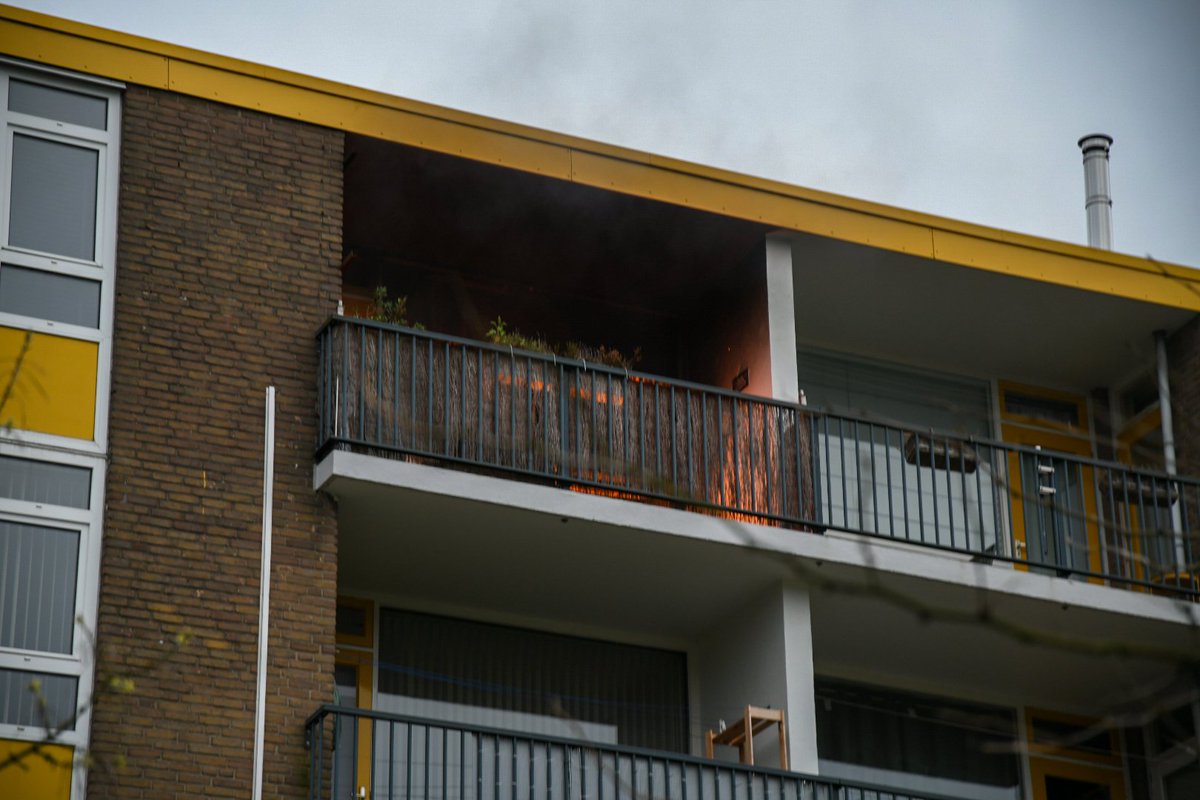 Melding brandweer Banckertlaan Hilversum