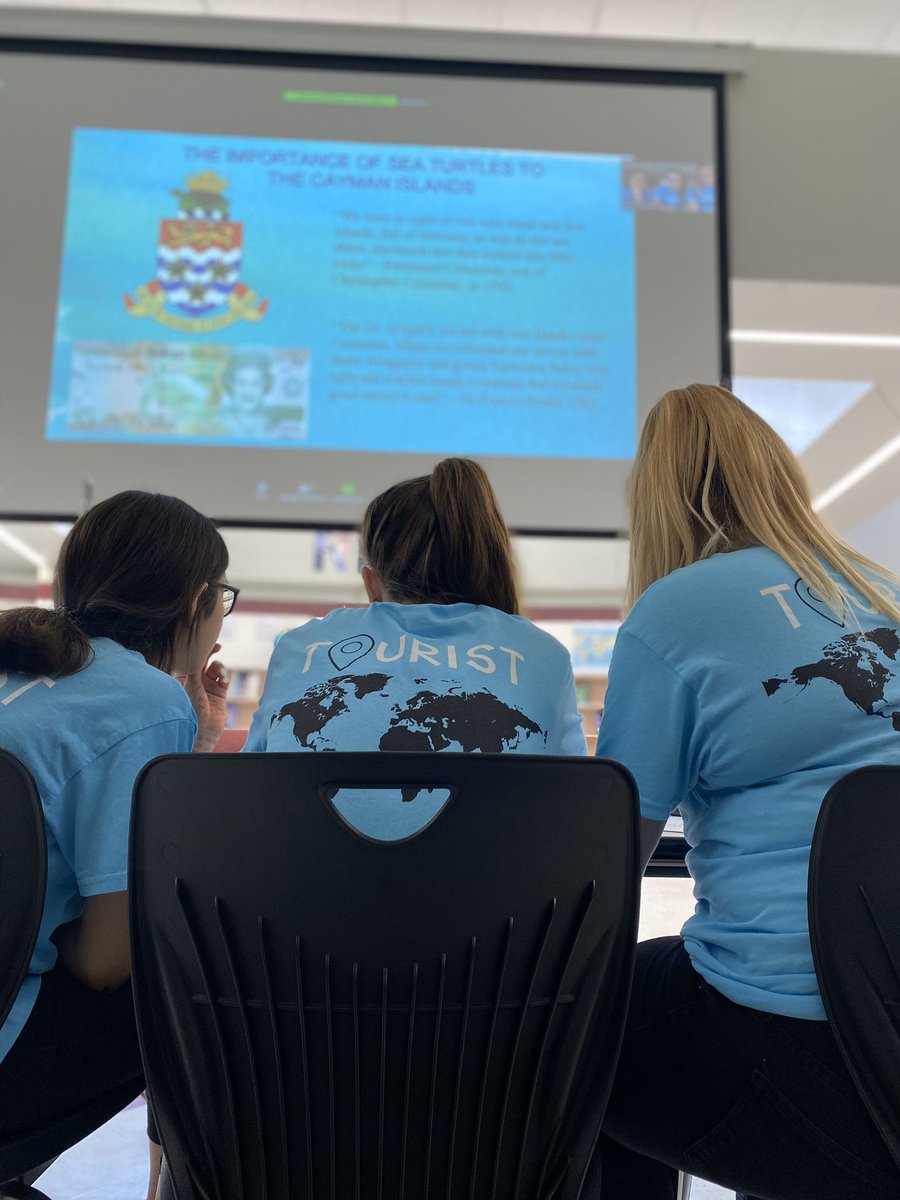 CoachSchultheis's tweet photo. Such a fun and authentic learning experience happened in the past 36 hours! Thank you for being in the trenches with me @SkaggsLibrary and Jason Kitchen! Thanks @EstellaRupard and @HuffinesMS for allowing me to bring the 24 hr World Tour to HFMS! #HFMSWorldTour #HFMSProud https://t.co/Dts8Xn7yKh