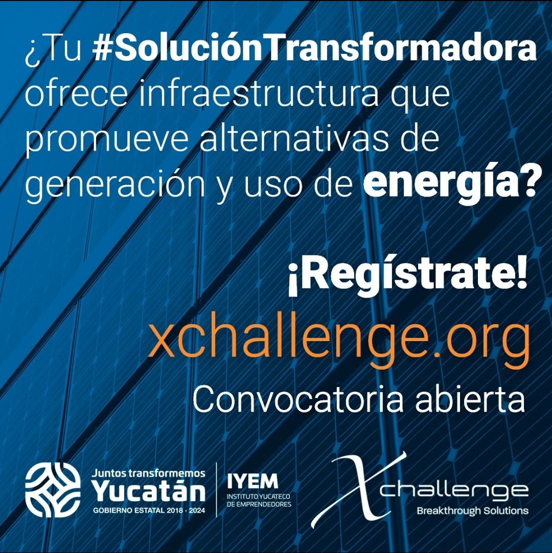 MidWoman's tweet photo. Tomar acción contra el cambio climático está en tus manos 🤲🏻🌎. Postula tu #SoluciónTransformadora en #XChallenge2020 de @CleantechMX y obtén la oportunidad de ganar $200,000 y otros premios especiales
Regístrate https://t.co/7rmaCnsg6b
Info: https://t.co/QfoCFFxRG7 #RedCleantech https://t.co/a1hG0J0pOy