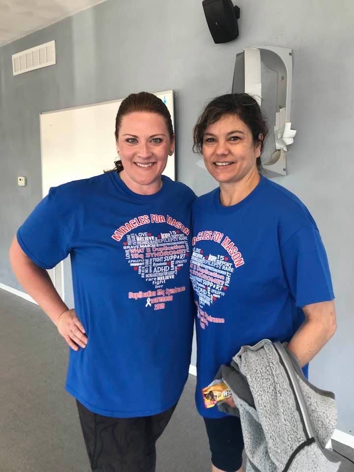 dup15q's tweet photo. Shout out to Chromosome Q-usader, Angie Mittelbuscher, who hosted her second "Fast Fitness Fundraiser" in honor of her son Mason.  Angie raised close to 2k just by getting her people to the gym! Fitness for a Cause!   

#dup15q
#LifeWithExtra https://t.co/XUNyw7neGk
