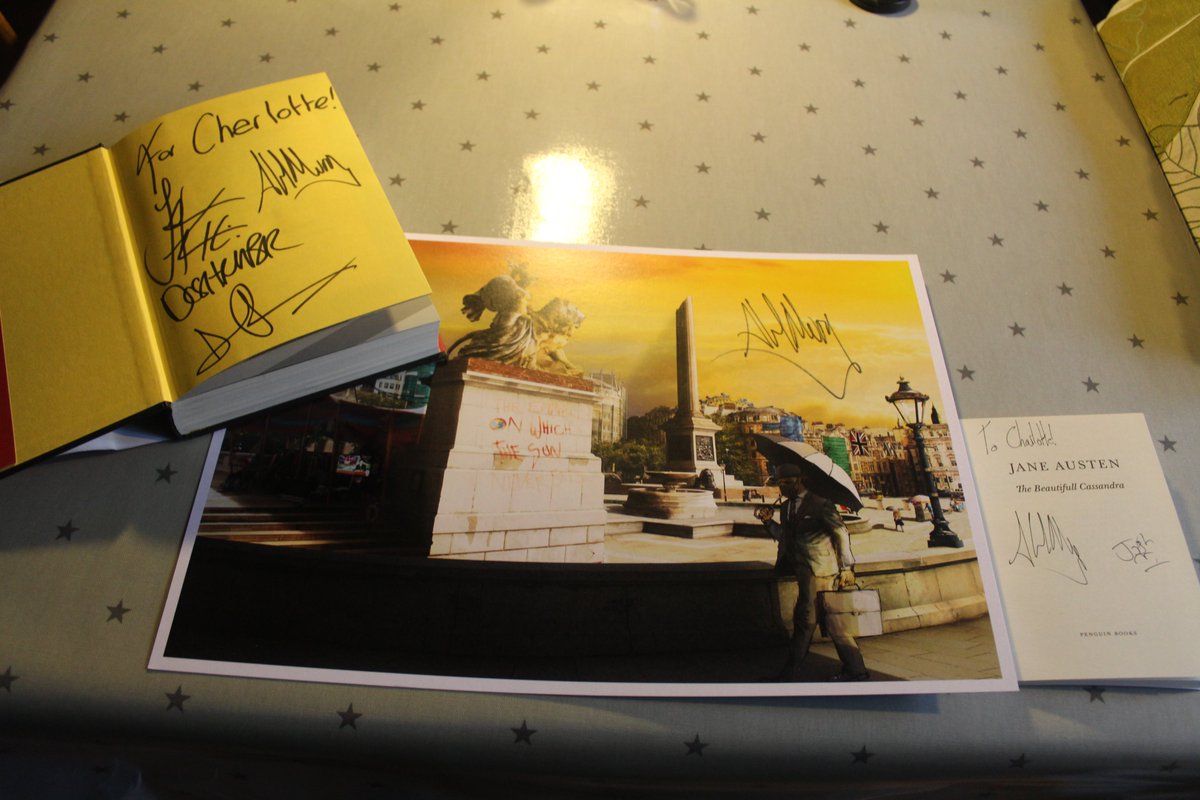 Sherlock_145's tweet photo. I've received my brilliant signed copy of the #TheLastDay art work :) I now have a set of 3 autographs by @andrewhunterm My version of stockpiling!! Thanks for brightening my day. https://t.co/lWhe2rNKL6