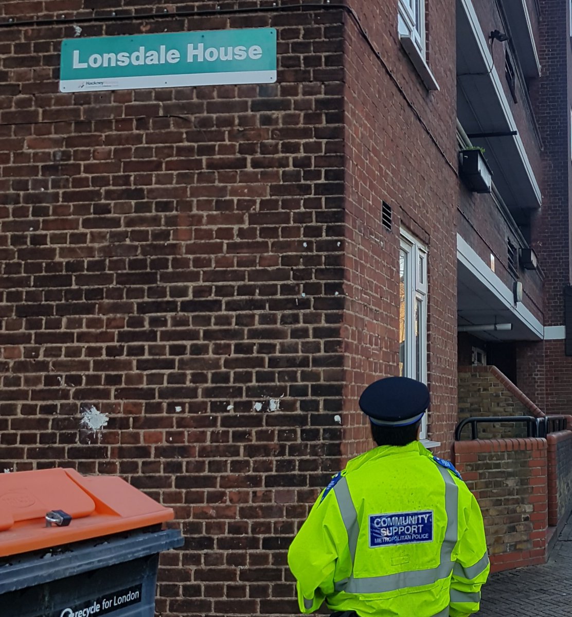 MPSWoodberryDwn's tweet photo. Good news #WoodberryDown! After months of recuperation and being office bound, the high-viz hero with the eyes of a hawk #PCSOZaka is back out patrolling the streets. He has been out hitting the #ASB hotspots including #PortlandRise, #ManorHouse and #GreenLanes #N4 today. https://t.co/jHmerzSfb8