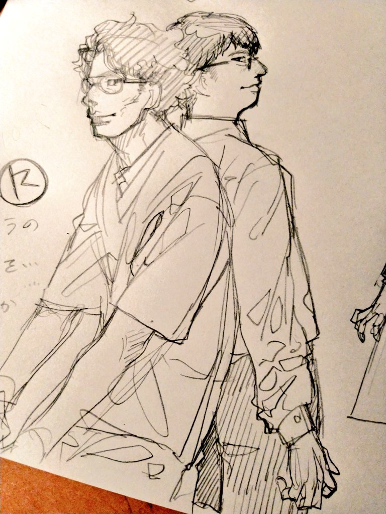 ラジオ聞きつつらくがき 