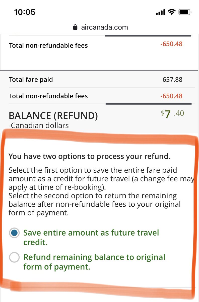 Seriously #aircanada, $7? I want neither of them :( First of all, your service disappointed me so much so that I don't want to travel with aircanada anymore. Second of all, it was a business trip so the credit should belong to my company not me.