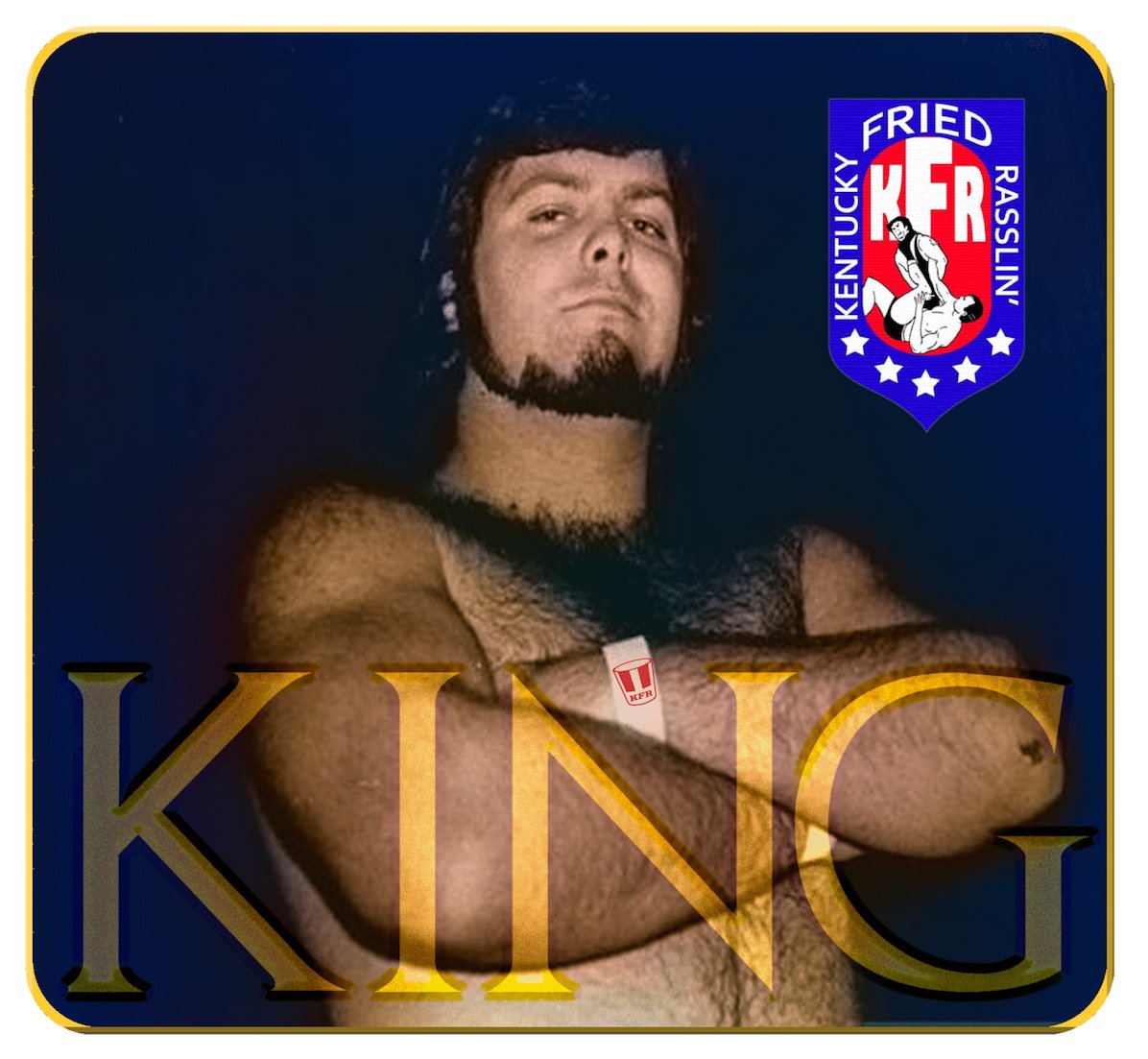 TravScottBowden's tweet photo. Today's #KFRNowInColor features cocky @JerryLawler in all his royal glory in this publicity shot that appeared in the #ApterMags for years—but only in B&W. Guessing this is a Mike Shields or Corny shot as nobody captured the King's arrogance like these two ace shutterbugs. https://t.co/I2qqSyhwbf
