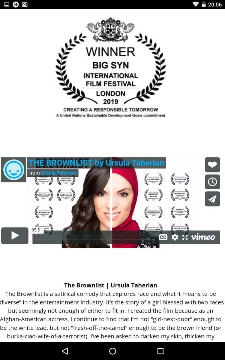 LondonBigSynFF's tweet photo. #Bigsynfilmfest19 had amazing submissions from #womendirectors &amp; films that  portrayed issues faced, spirit of women empowerment &amp; stories of triumph:@BrownlistFilm @purdahfilm #motheroftibetians #womenaretheanswers #shameofpuberty 
We welcome more #womeninfilms. 
Entries open 📽 https://t.co/sJlOkGTTIC