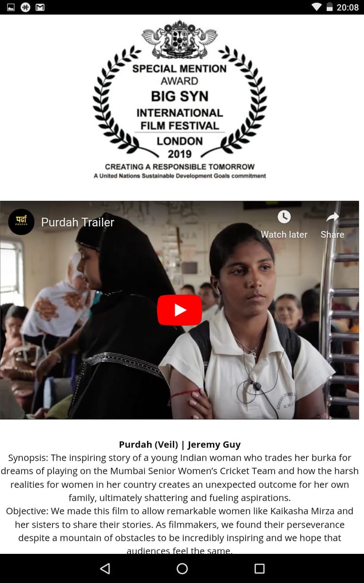 LondonBigSynFF's tweet photo. #Bigsynfilmfest19 had amazing submissions from #womendirectors &amp; films that  portrayed issues faced, spirit of women empowerment &amp; stories of triumph:@BrownlistFilm @purdahfilm #motheroftibetians #womenaretheanswers #shameofpuberty 
We welcome more #womeninfilms. 
Entries open 📽 https://t.co/sJlOkGTTIC