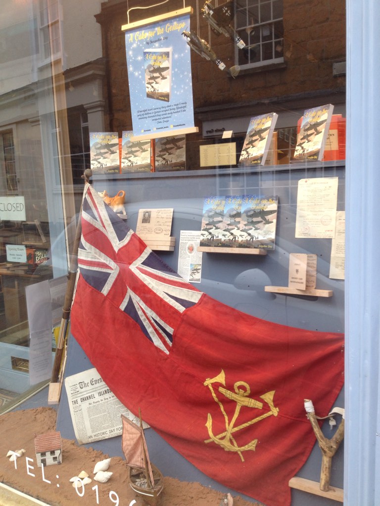bailhill's tweet photo. Delighted to be promoting @ZunTold #ACake for the Gestapo #Jersey - it's our new bestseller! #Jackyvhilary https://t.co/XbTeWJeHS9