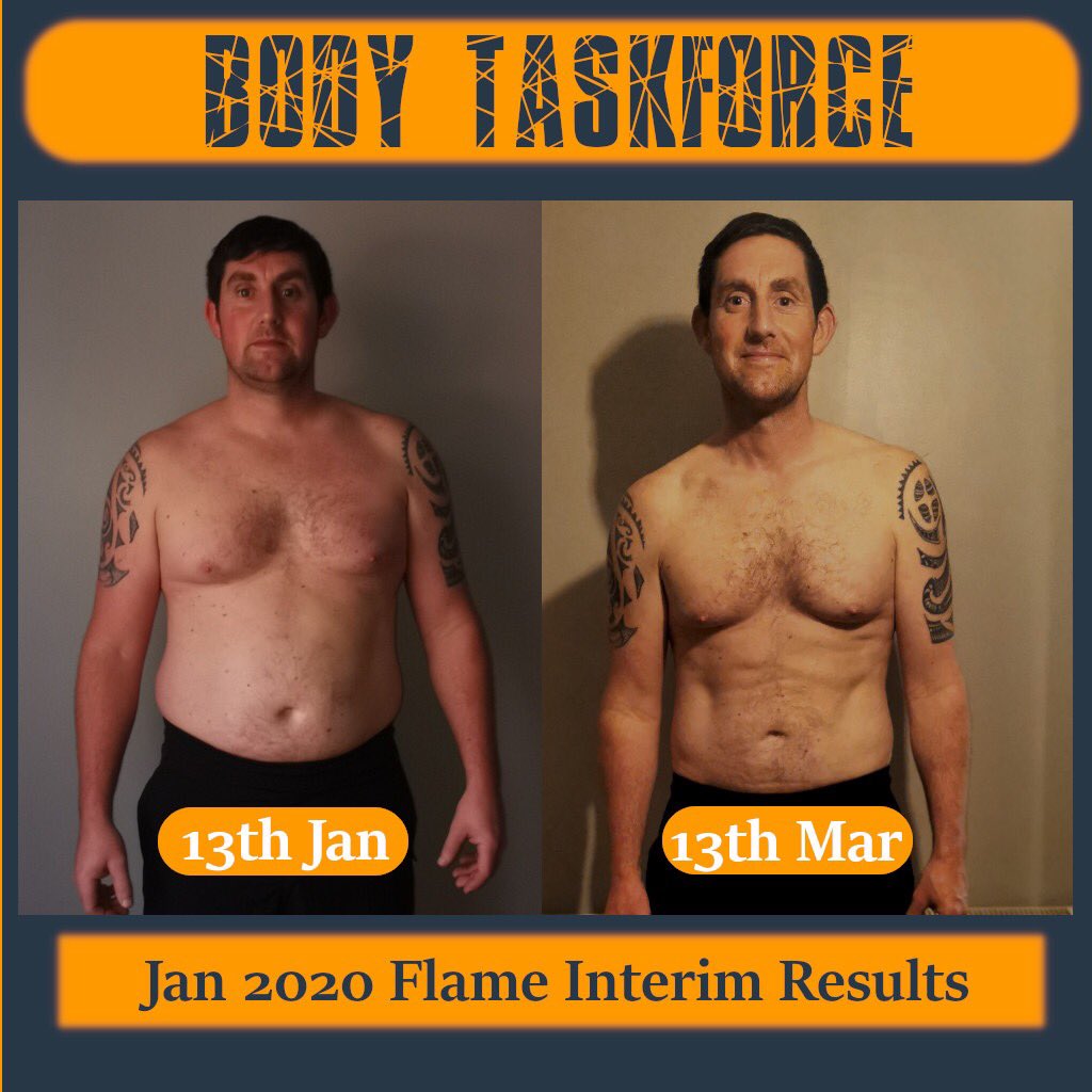 BodyTaskforce's tweet photo. Only 2 months in and look at the transformation. Who's next? 💪 .
.
#bodytransformation #weightlossjourney #fatfit #fatnomore #bodytaskforce https://t.co/smVdp25Ewd
