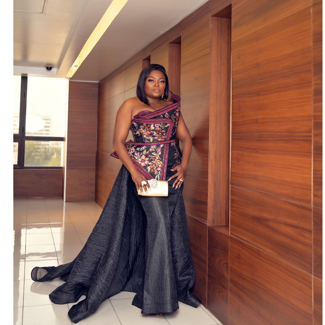 OnoBello's tweet image. OB Fashion: @funkeakindele Looks Amazing In Custom #MedlinBoss. Thoughts?

#OnoBello #OBFashion #AMVCA2020 #AMVCA