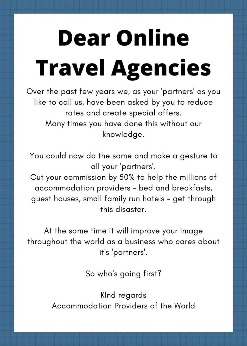 CobblersThe's tweet photo. @Expedia @bookingcom @hotelsdotcom https://t.co/KGRibm3Ex8
