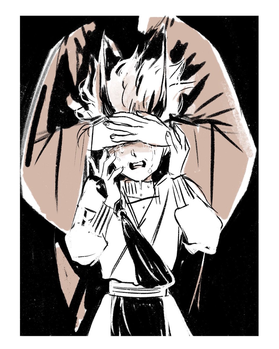 Happy fresh Friday @_hbbm069 !!!!!!!!!!!! I was excited to get u but scared I wud not do ur OCs justice TT I noticed the tag was called ossan but that no one had drawn him for u before so I tried two flavors 4 u :3 I love u!!! And ty <a href="/arlir/">rachael</a> for organizing 💓💓 #freshfriday2k20