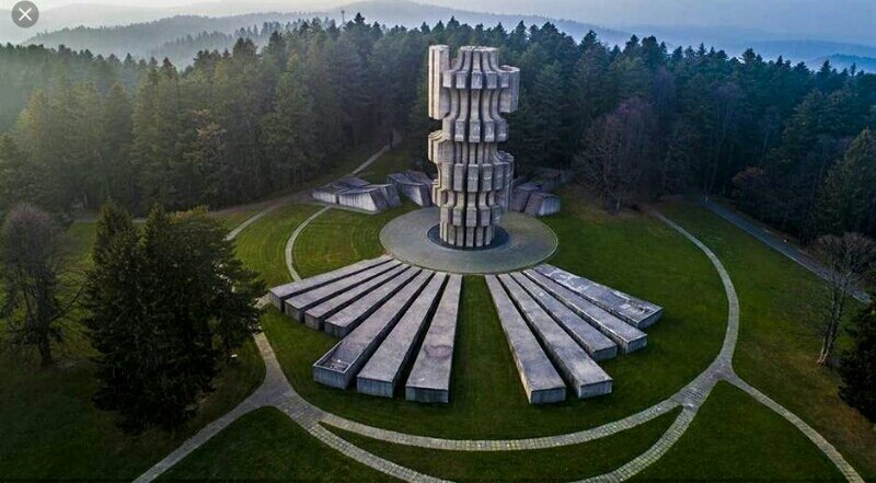 This creative architectural design as erected for honoring towards Battle of Kozara.