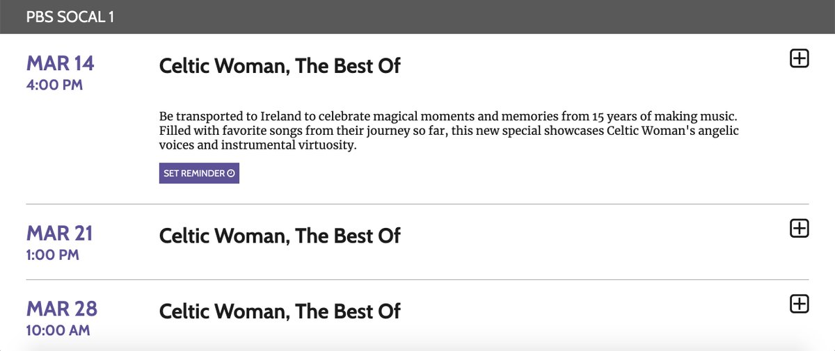 _KennyUong_'s tweet photo. Woohoo!! @Celtic_Woman, The Best Of is airing on @PBSSoCal 1 this evening and on the following two Saturdays! 🥰🎉🎶 #CelticWoman #CW15 #PBSSoCal https://t.co/A2WCNEAkde