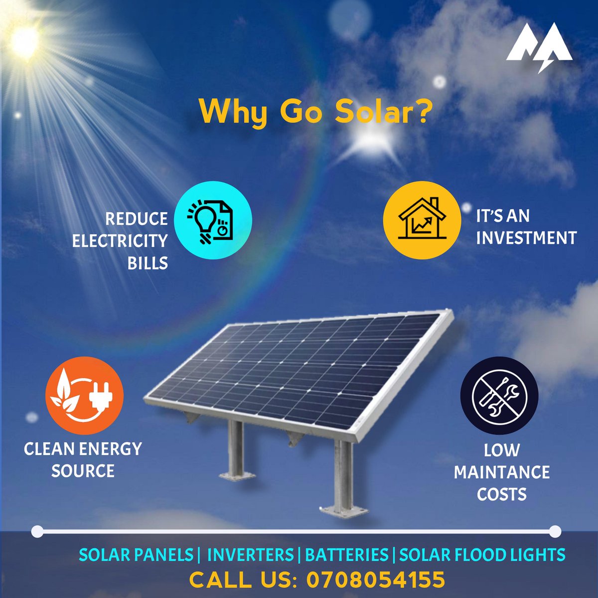 If you're a business or homeowner with fluctuating cash flow, going solar also helps you better forecast and manage your expenses #SwitchToSolar with #megatricity .#solarenergy #Besmart #Bestsolarcompany #Electricitybills #Energyefficiency #Energystorage #Gogreen #Gosolar