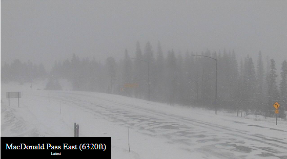 NWS Missoula On Twitter Still Looking Pretty Rough Going Over 