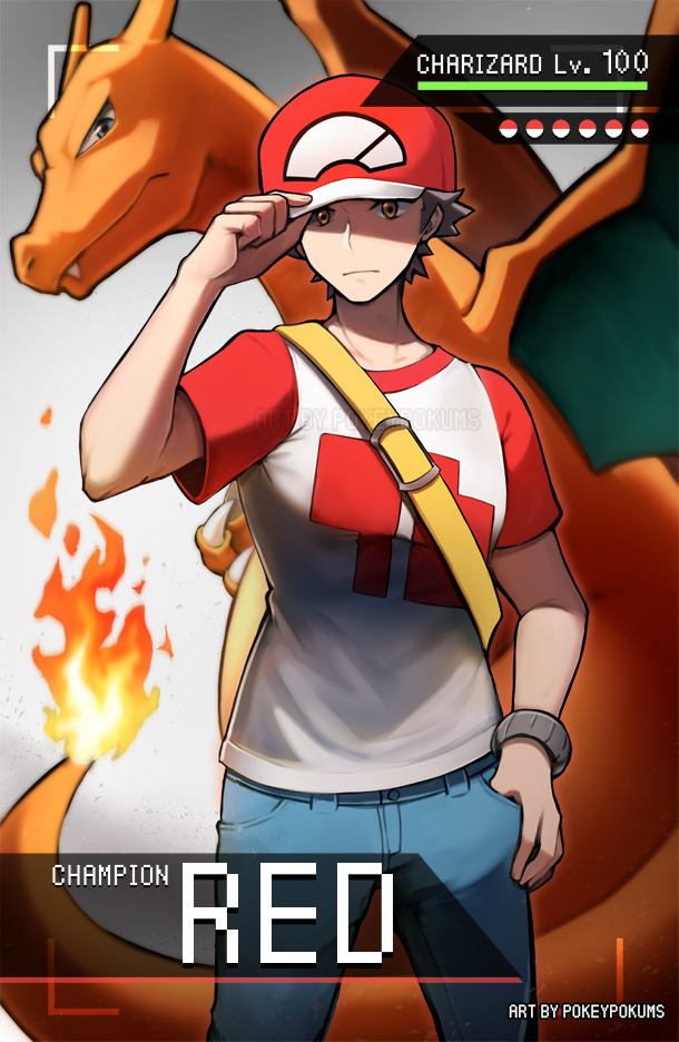 Champion Red #Pokemon