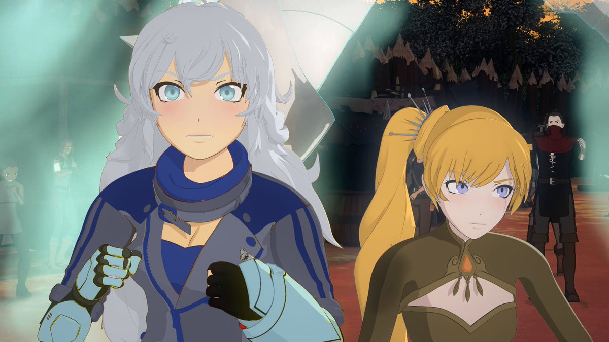 Another palette swap for a Tumblr request.

#RWBY #WeissSchnee #YangXiaoLong #Freezerburn