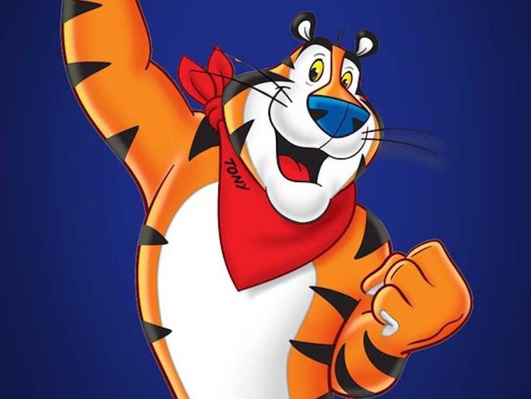 Tony ate all dem frosted flakes.