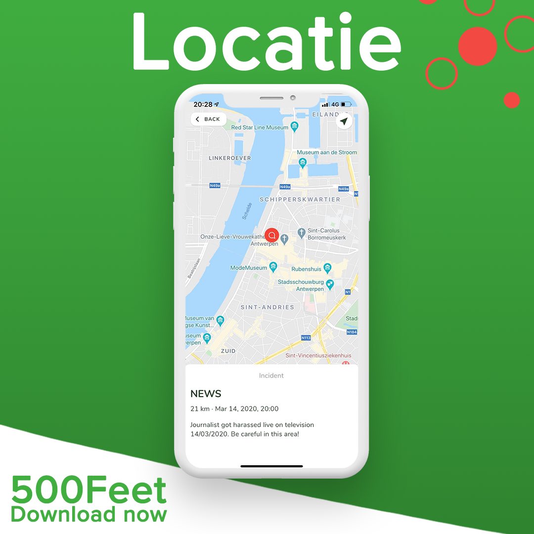 500FeetOfficial's tweet photo. Je kan de locatie van het incident terugvinden op 500Feet. #staysafe https://t.co/Fr7d8gZYCV
