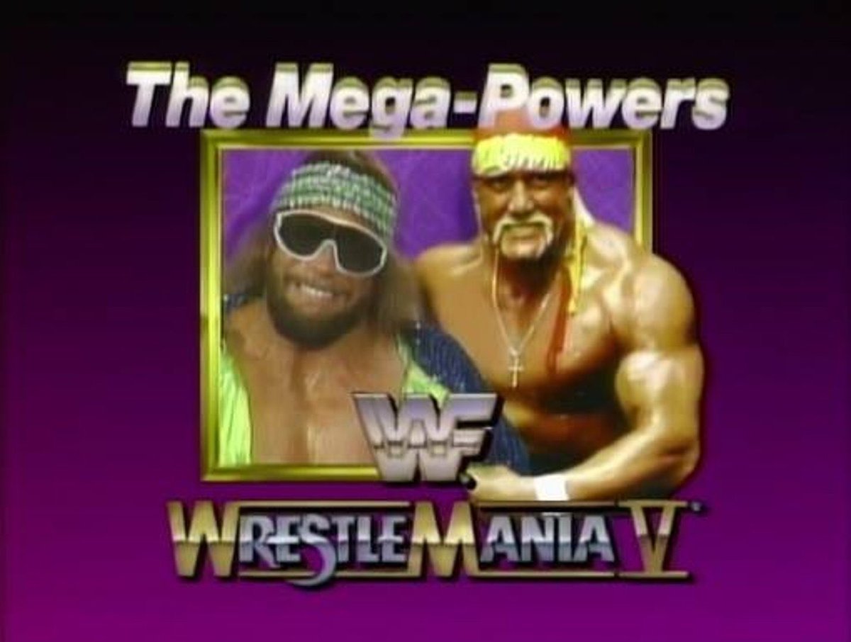 DirtyDawgMES's tweet photo. Tomorrow afternoon Joe and Eric from @what_a_maneuver will be joining me to talk about the #WWEtitle match between Savage and Hogan and the #TagTitle match between Demolition vs. Powers of Pain & Mr. Fuji from #WrestleMania V. Got ?’s or topics? Hit us up! @WIWCool https://t.co/vbr0MoeAmv