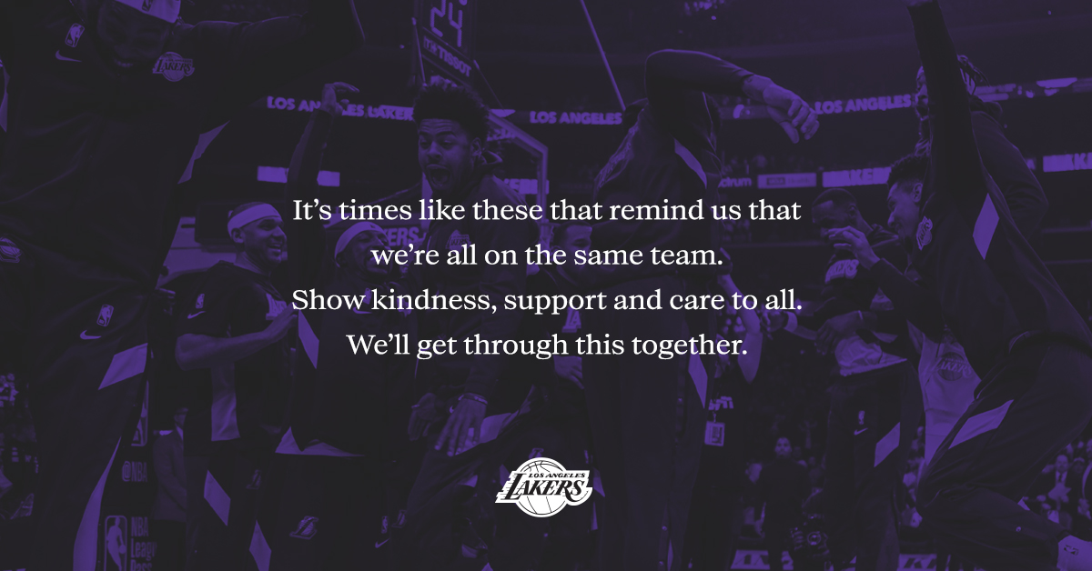 We are Lakers Family 