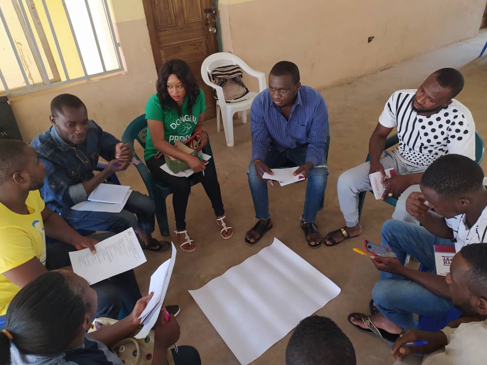 yiavha's tweet photo. The training on interfaith and inter ethnic cooperation and non violent political participation was Interactive. Participants discussed at group levels. Thanks #LocalActionFund for making this a reality. @cdalearning #thisispeacebuilding #yiavha @GlobalPeaceHQ @AfPeacebuilding https://t.co/LOFXCXbPFK