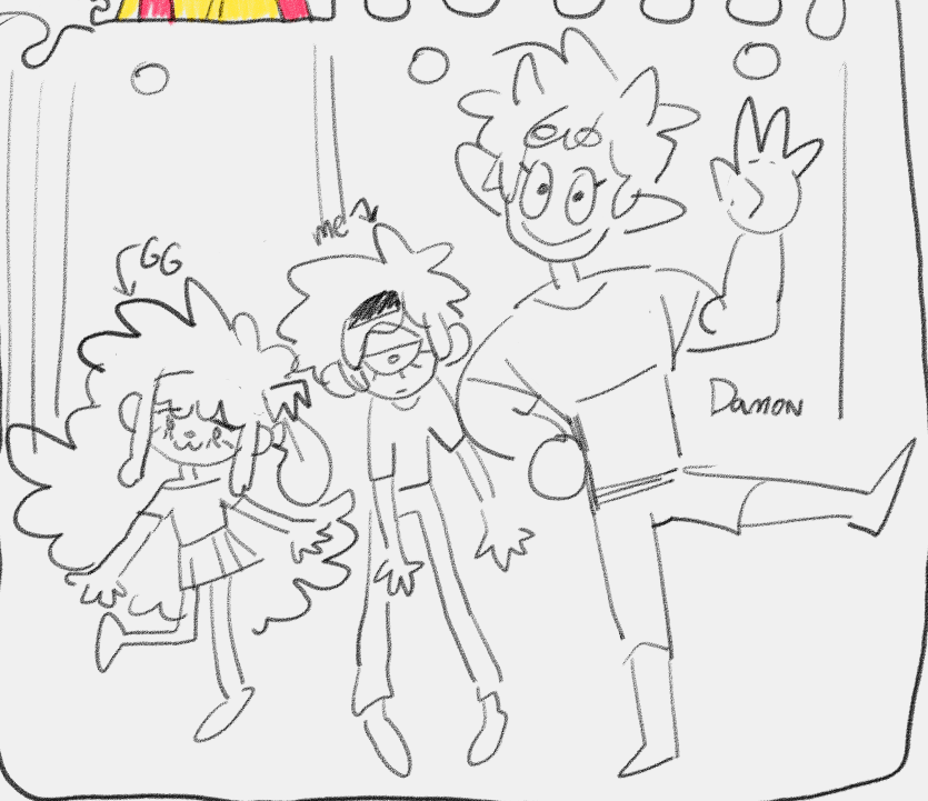 tried drawing my ocs how my ocs would draw each other ? 