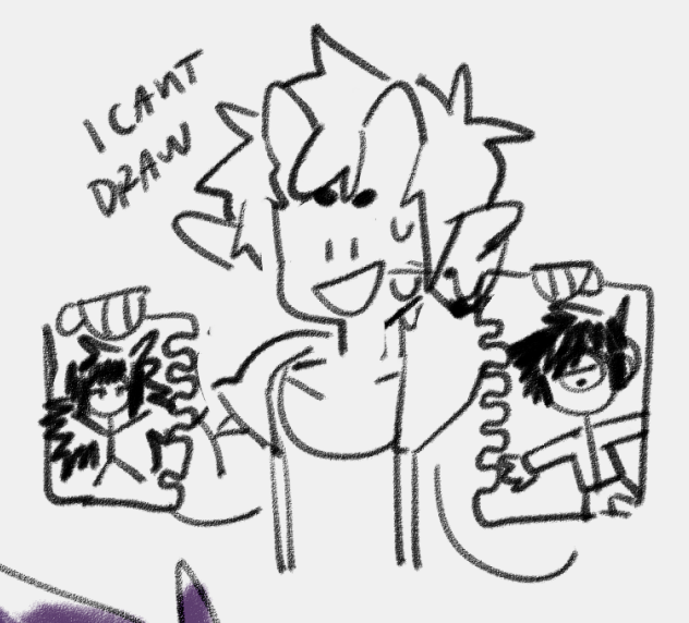 tried drawing my ocs how my ocs would draw each other ? 