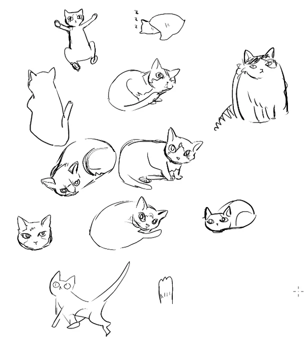 あとおばあちゃんねこのシール作ろうかなって思って 