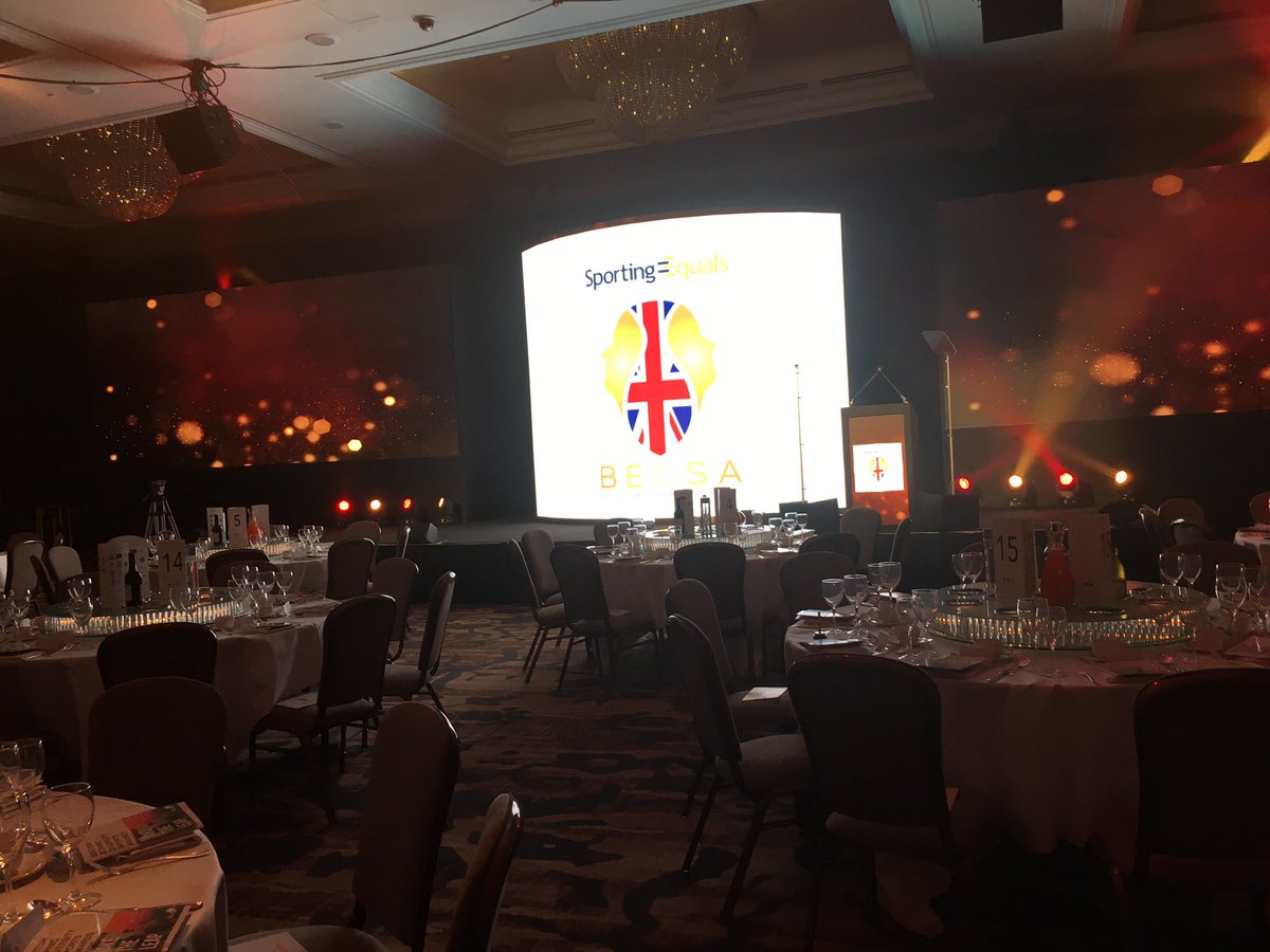 bboundariesuk's tweet photo. Great to be hear at #BEDSA great turnout just getting started with all of our key partners @SportingEquals @Spiritof2012 @YouthSportTrust https://t.co/Xr3bBGfN6r